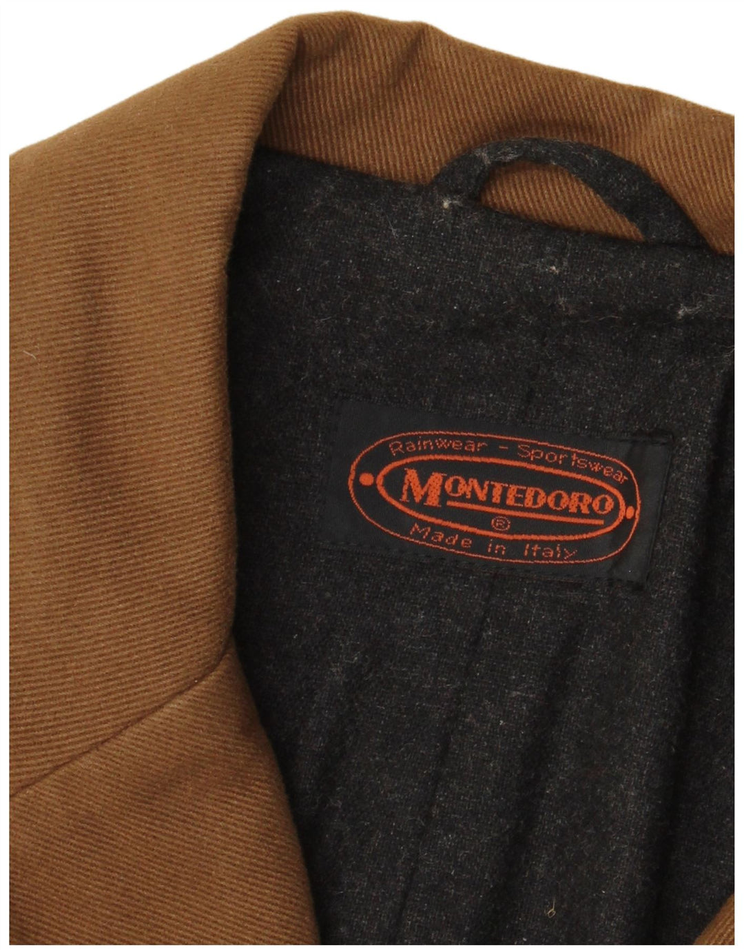 Dwurzędowy płaszcz męski Montedoro UK 42 XL brązowy