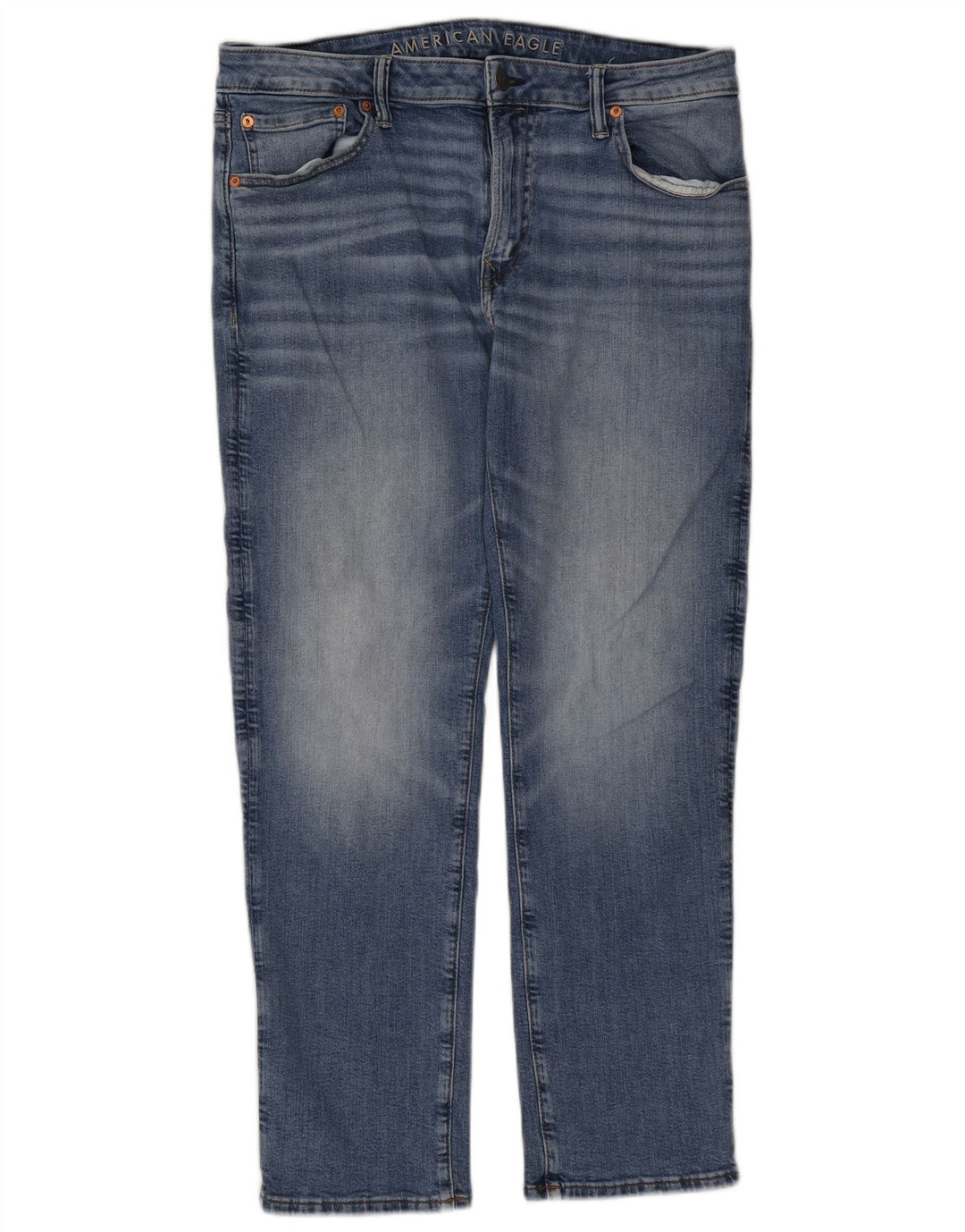 Męskie jeansy American Eagle Airflex Slim W36 L30 Niebieskie bawełniane