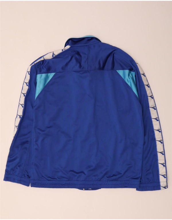 Męska kurtka dresowa Diadora z grafiką UK 44 XL w kolorze niebieskim