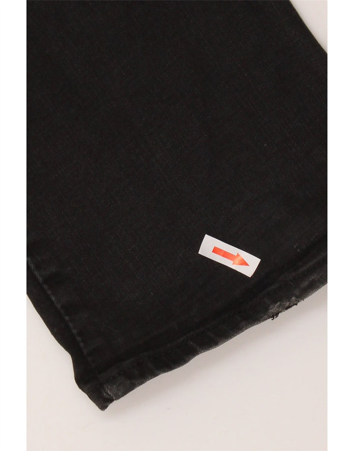 LEVI'S Damskie jeansy Bootcut 725 z wysokim stanem W25 L32 Czarna bawełna