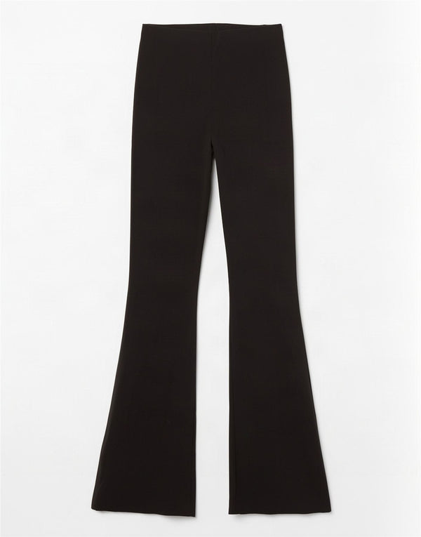 Spodnie damskie Topshop Flare UK 10 Small W28 L32 Czarna wiskoza