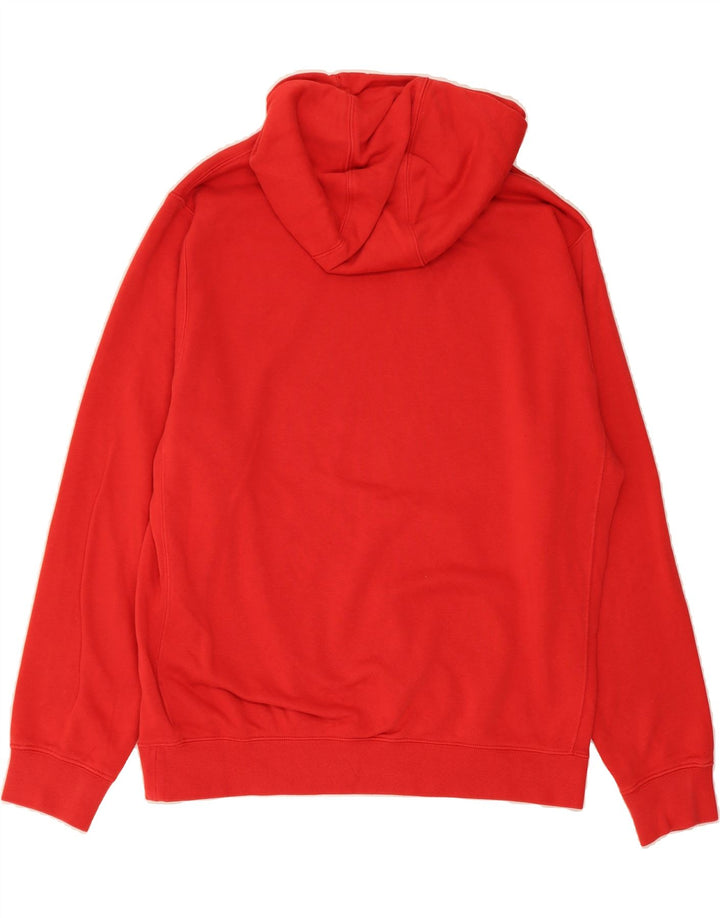 NIKE Mens Loose Fit Hoodie Jumper Medium Red Cotton Vintage Nike and Second-Hand Nike from Messina Hembry 