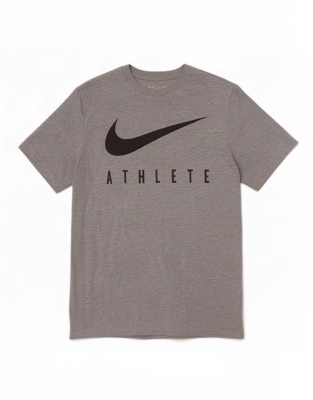 Męski T-shirt Nike Dri Fit z grafiką, średnioszary, nakrapiany poliester