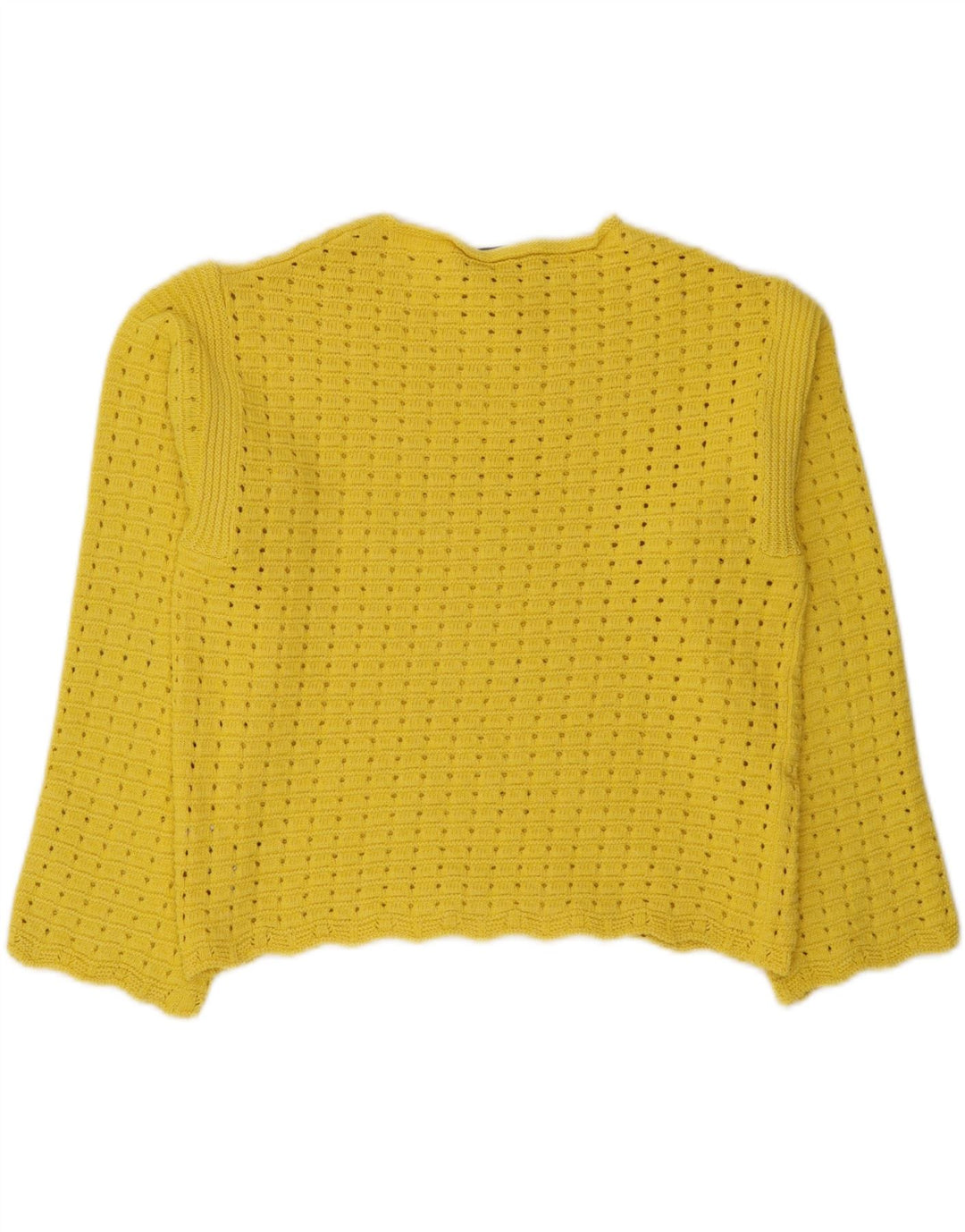 Marks & Spencer Damski sweter z dekoltem w łódkę, UK 14, średni żółty