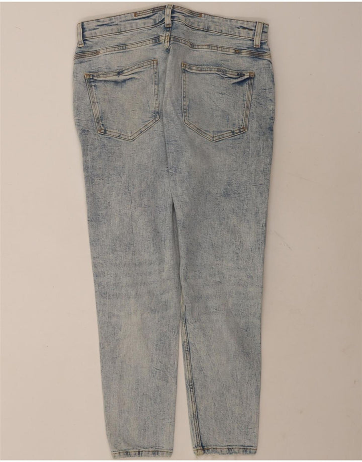 Męskie jeansy Zara w trudnej sytuacji, EU 44, duże, W34, L28, niebieskie