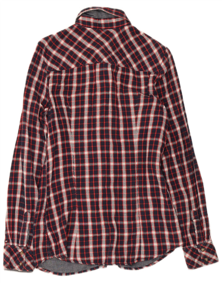 Koszula damska Tommy Hilfiger US 10, duża, wielobarwna krata, bawełniana