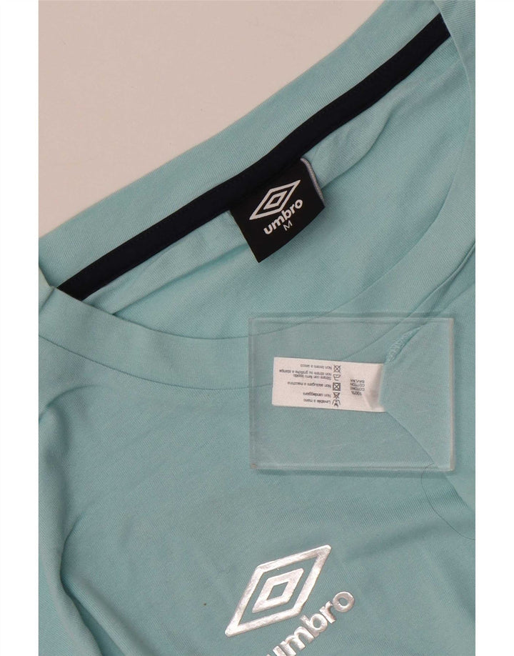 T-shirt damski Umbro Top UK 14, średni niebieski, bawełniany