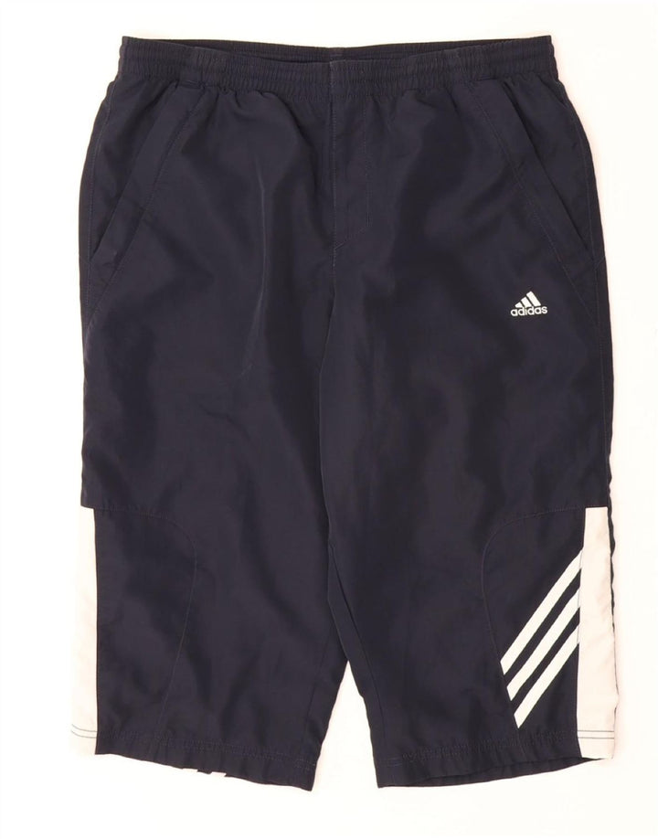Męskie spodenki sportowe ADIDAS Clima 365 Bermuda, średni granat, blok kolorów