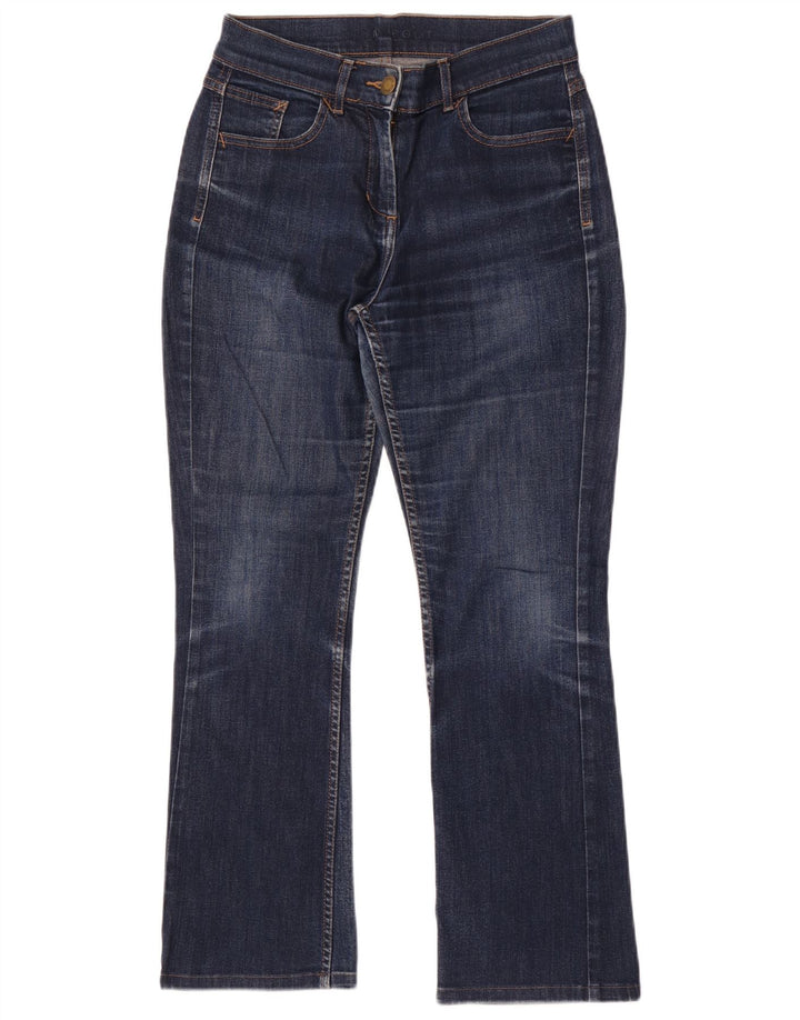 Marks & Spencer Damskie jeansy Bootcut UK 8 Small W28 L28 Granatowa bawełna