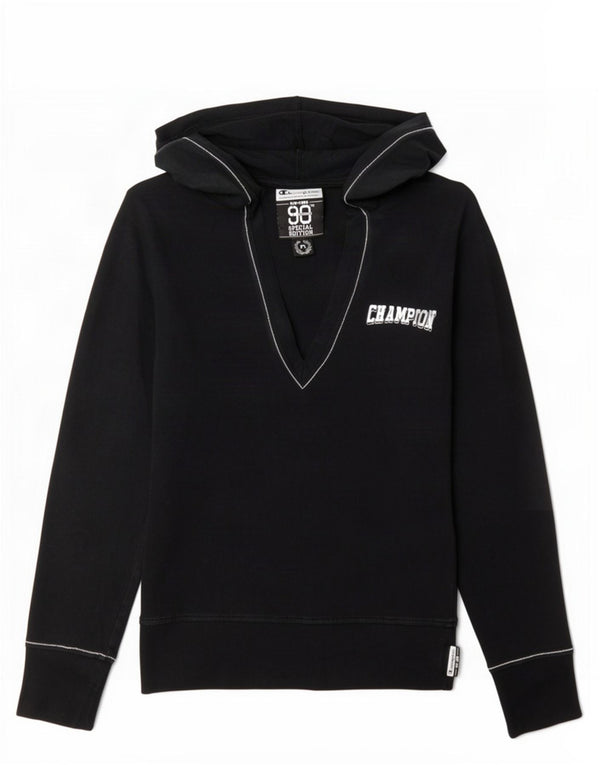 Damska bluza z kapturem Champion Special Edition Graphic UK 12 Medium Black
