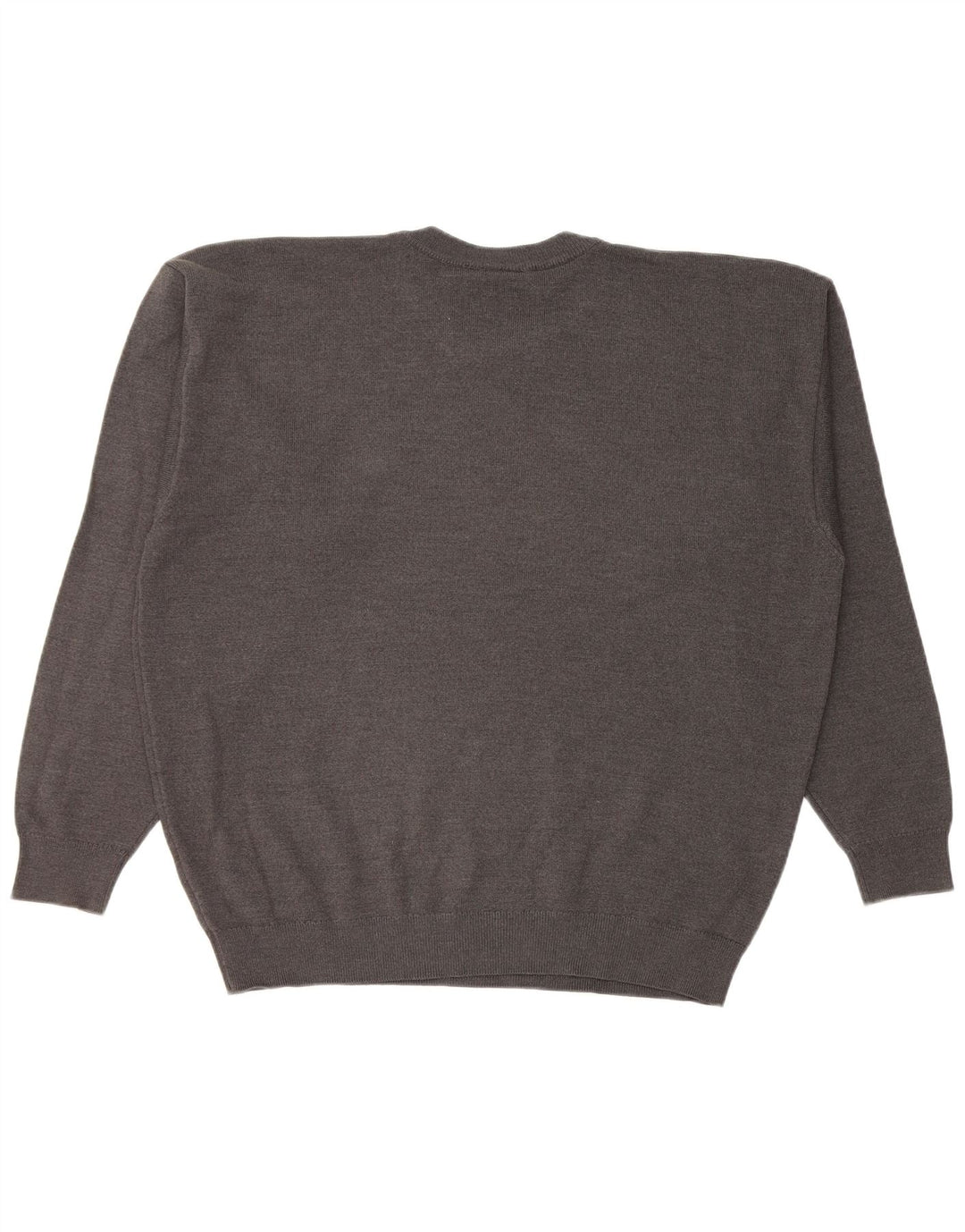 Lacoste Męski sweter z okrągłym dekoltem XL, szara wełna