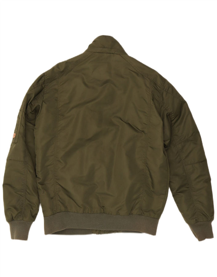 Męska kurtka bomber Jack & Jones UK 38, średni nylon w kolorze khaki