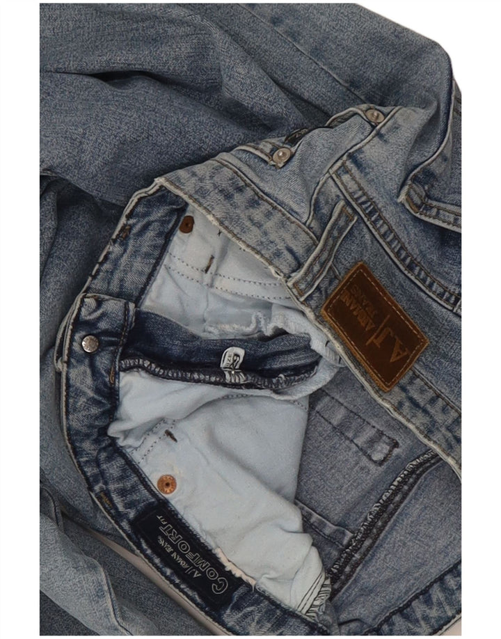 Damskie jeansy Armani Comfort Fit Straight W29 L28 Niebieskie