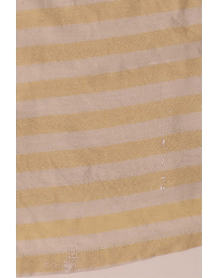 T-shirt męski Jack & Jones, bawełniany w średnie żółte paski