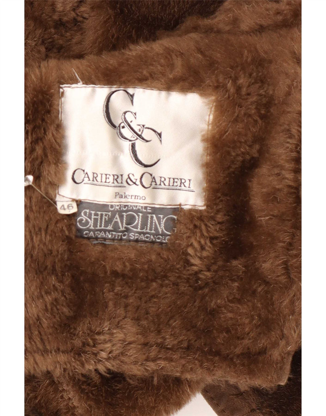 Płaszcz męski Carieri&Carieri IT 46 Small Brown