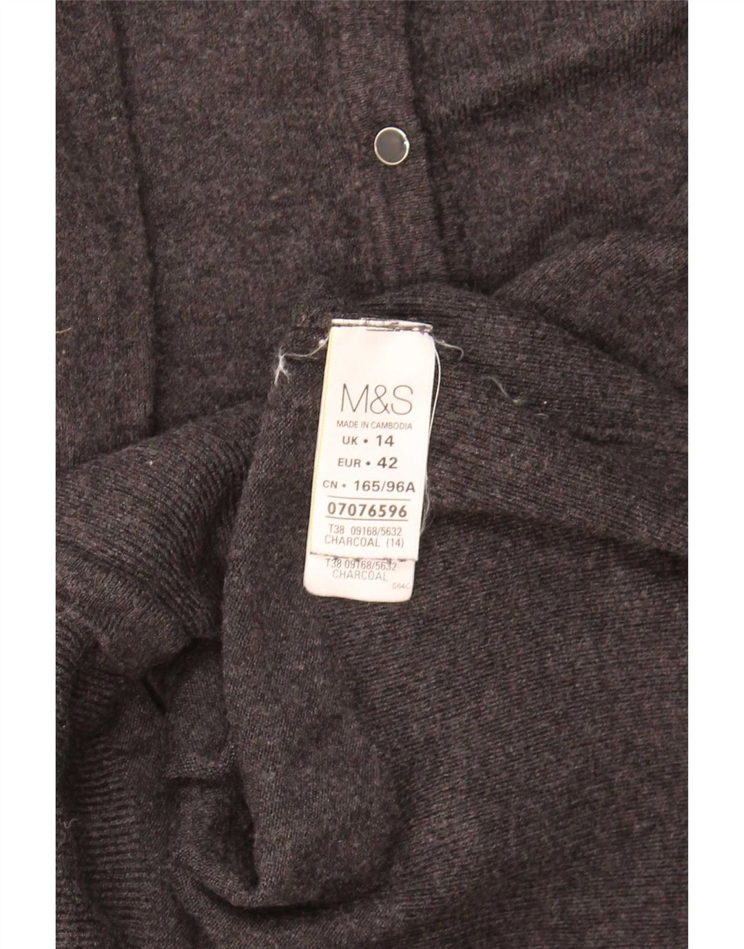 Sweter damski Marks & Spencer UK 14, średnioszary, wiskoza