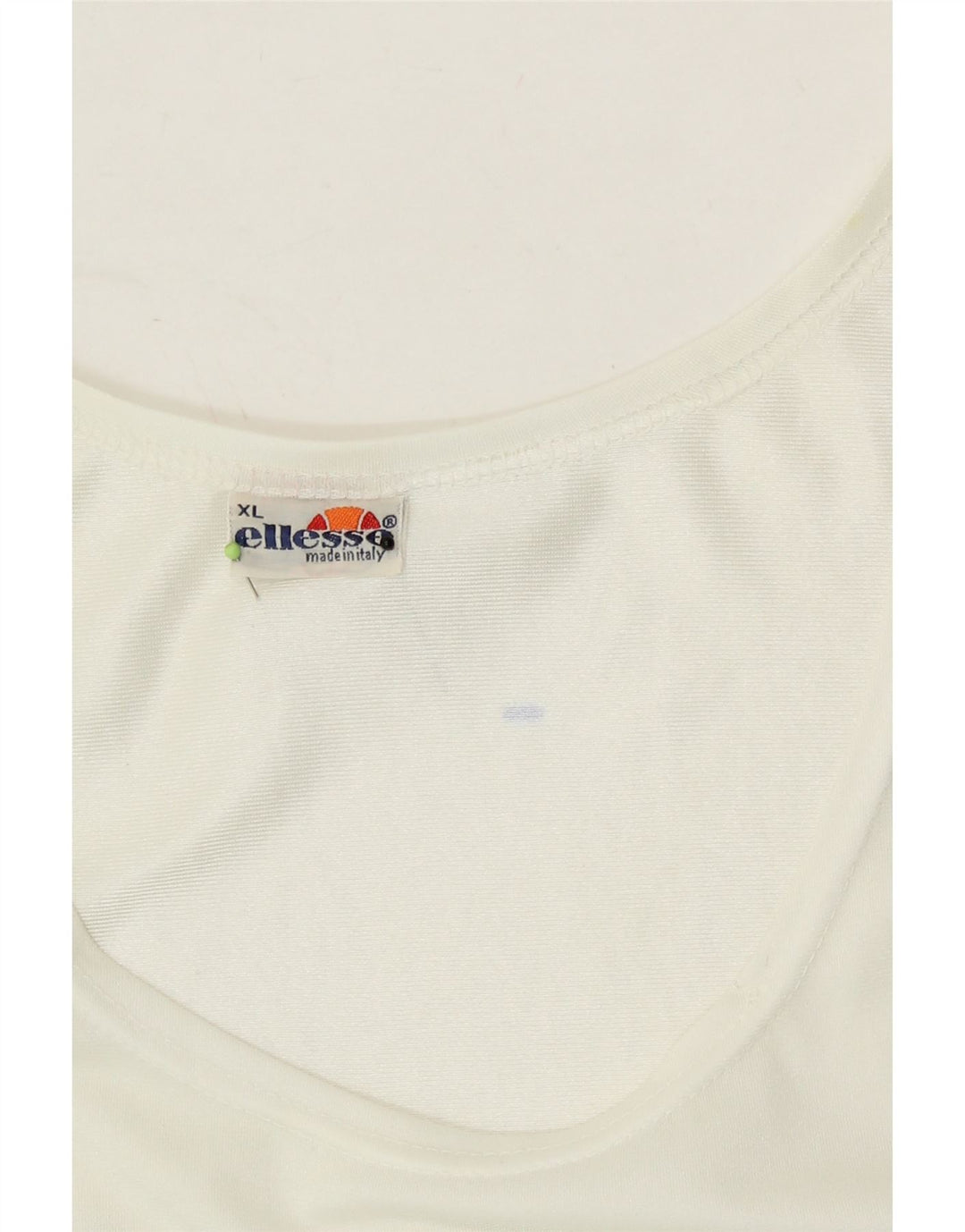 ELLESSE Mens Vest Top XL Off White Vintage Ellesse and Second-Hand Ellesse from Messina Hembry 