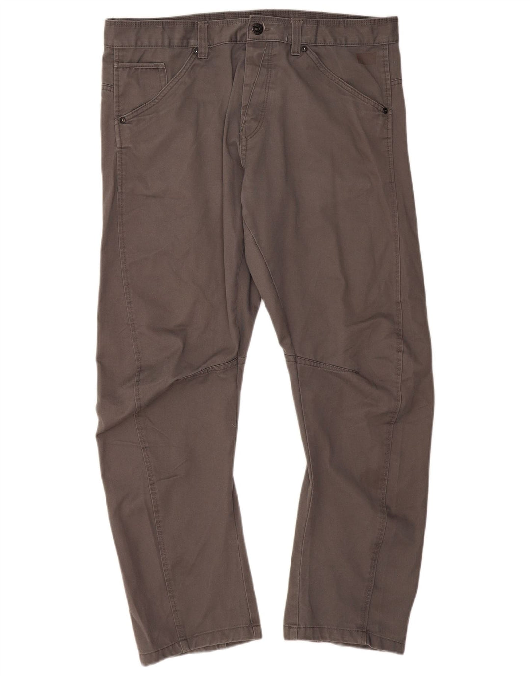 Męskie proste spodnie codzienne JACK & JONES W38 L32 Szary poliester