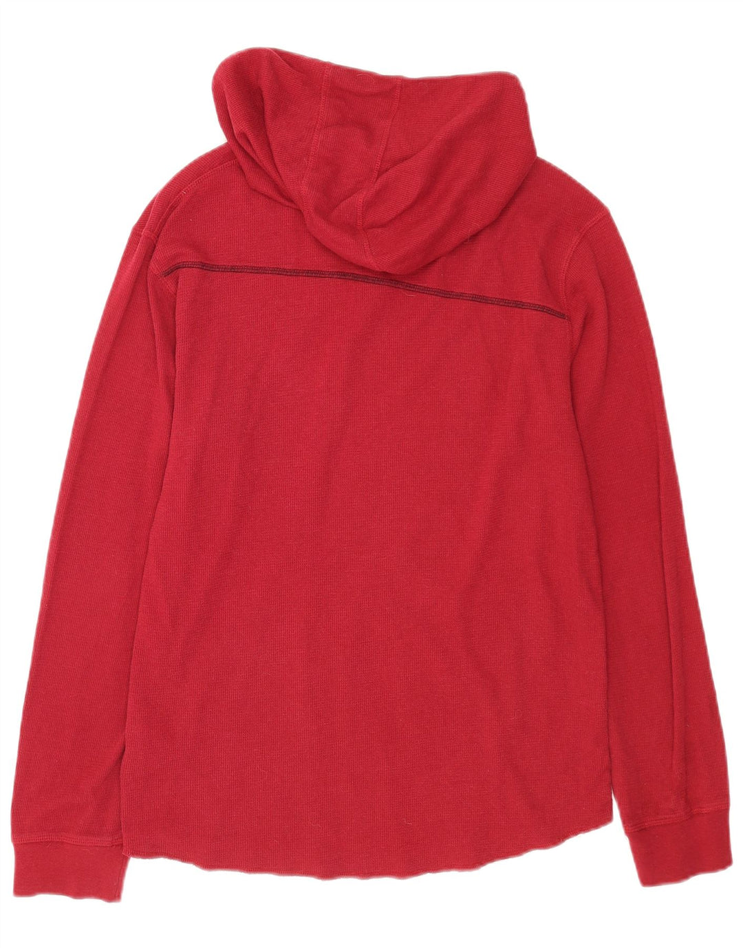 Męski sweter z kapturem i guzikami Volcom, duży, czerwony, bawełniany