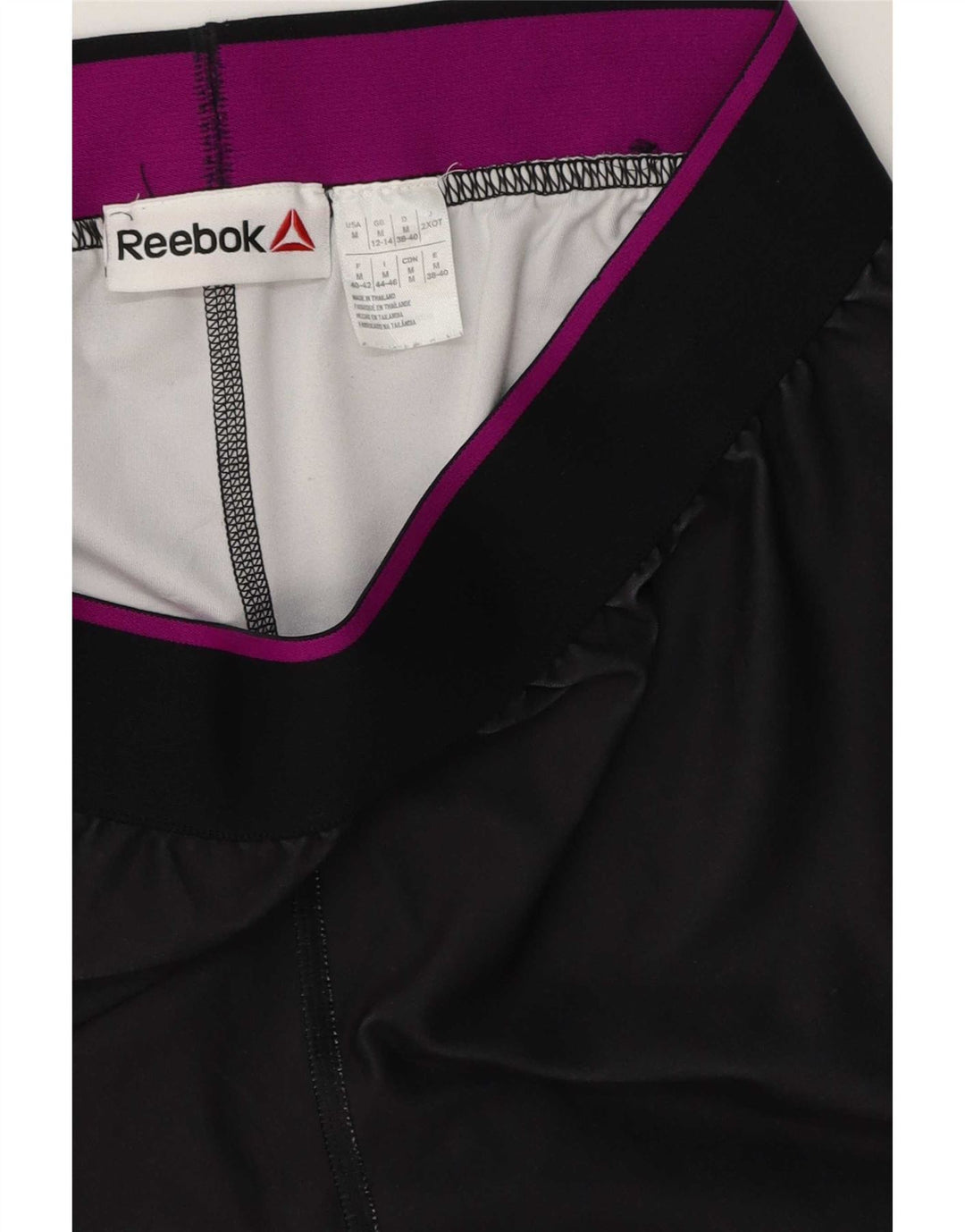 Damskie legginsy Reebok Graphic UK 12/14 w kolorze średniej czerni