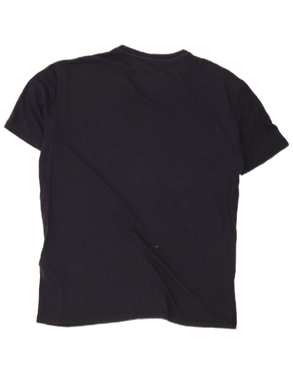 T-shirt męski Armani Jeans, duży, granatowy, bawełniany