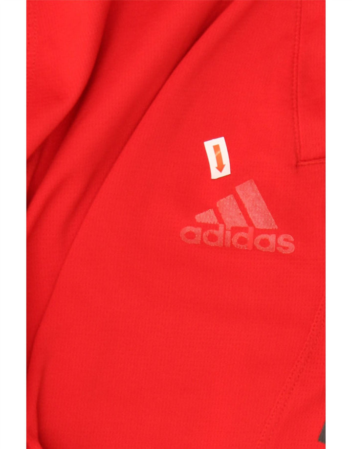 Męskie spodenki sportowe Adidas Aeroready, duże, czerwone, poliestrowe