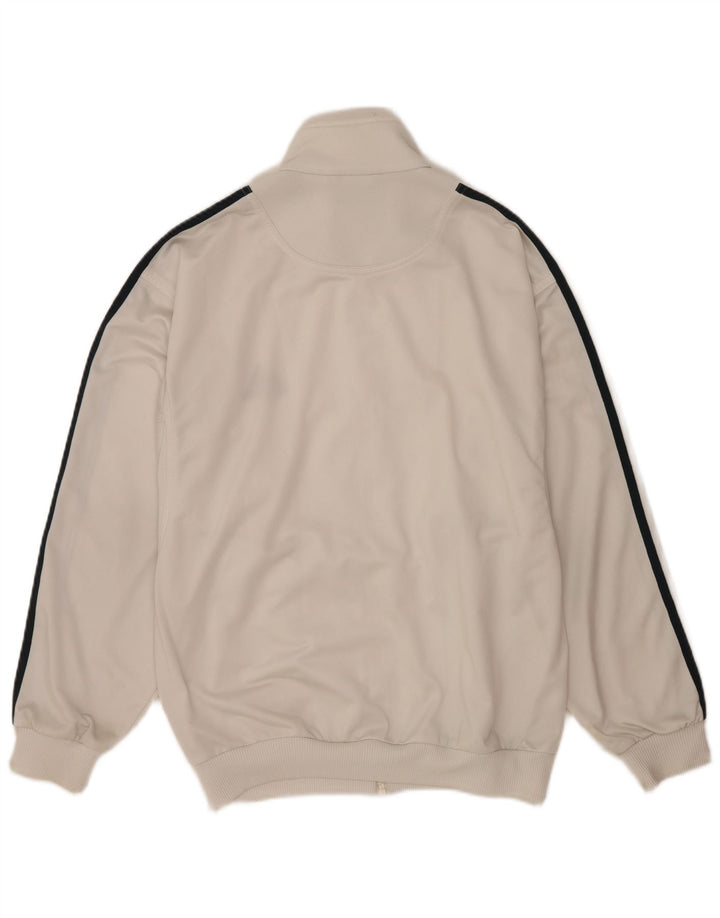 Adidas Męska bluza dresowa Top Jacket UK 38/40 Średni biały poliester