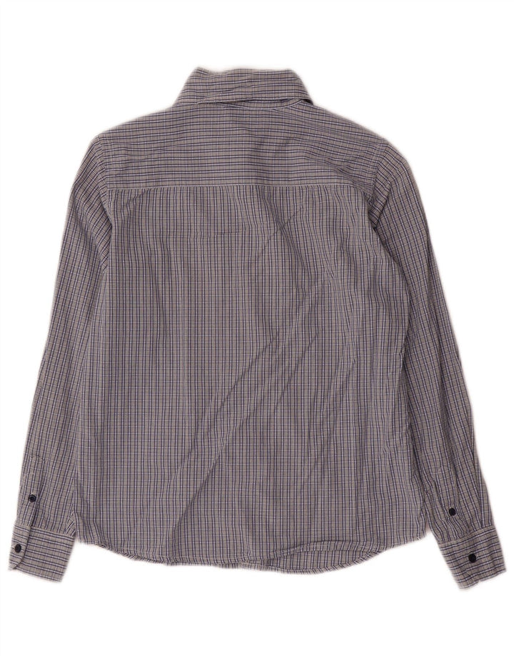 Koszula chłopięca Benetton 10-11 lat XL, niebieska bawełniana kratka