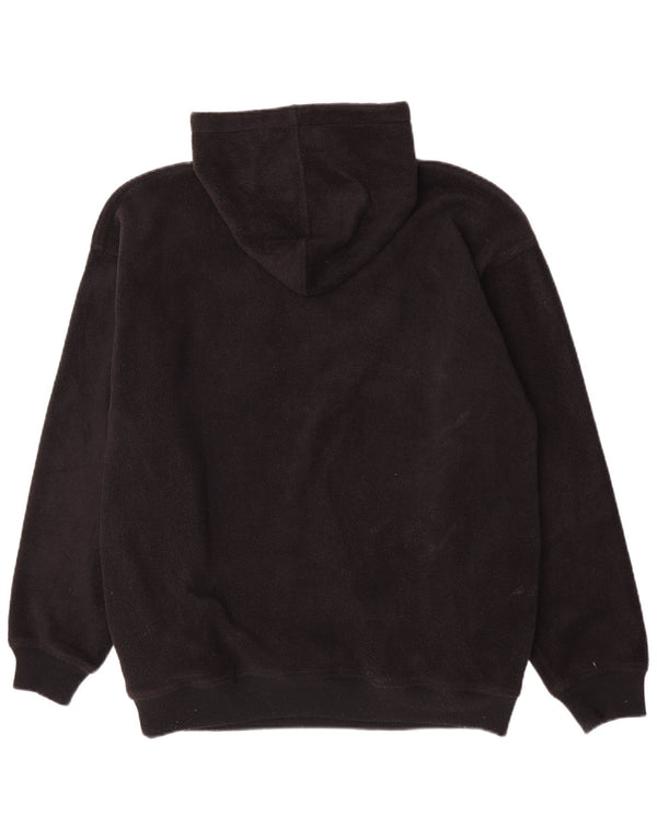 Męski sweter polarowy z kapturem i grafiką Le Coq Sportif XL, czarny, poliestrowy