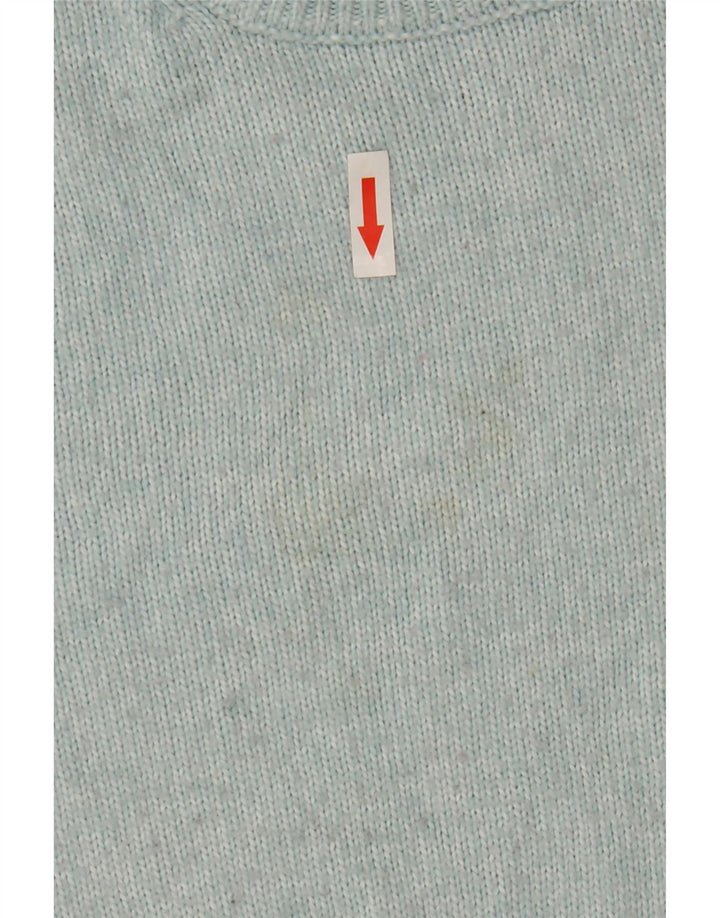 Marks & Spencer Damski sweter z golfem UK 14 Średni turkus