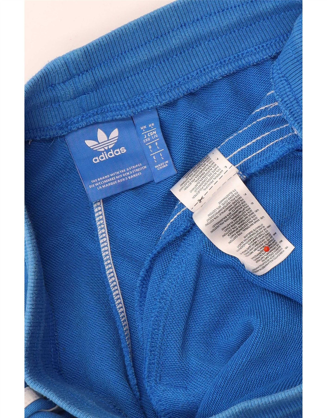 Adidas Męskie Spodnie Dresowe Joggery Duże Niebieskie Bawełniane