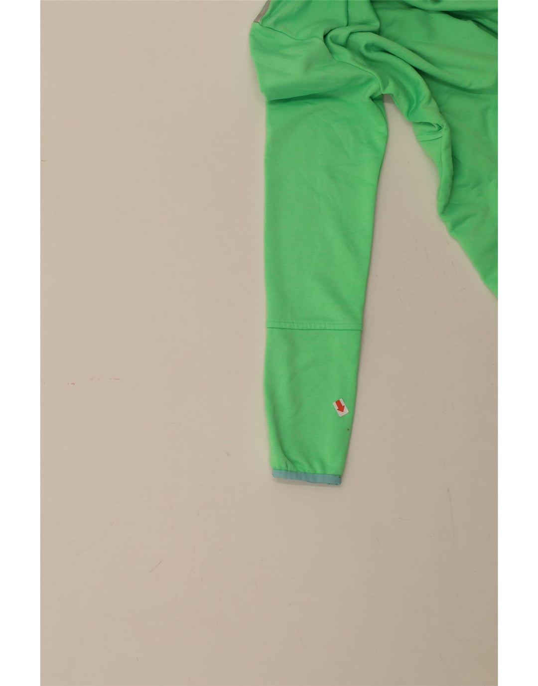 ADIDAS Womens Climalite Zip Hoodie Sweater UK 14 Medium Green Polyester Vintage Adidas and Second-Hand Adidas from Messina Hembry 