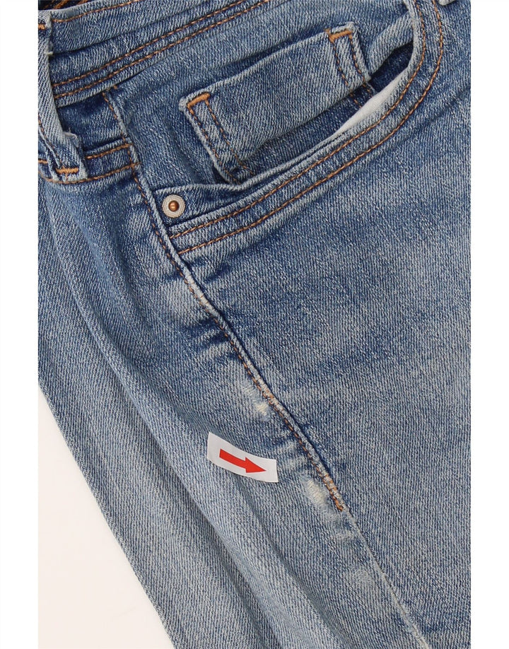 Damskie spodenki jeansowe LEVI'S ze średnim stanem US 10 Medium W30, niebieska bawełna