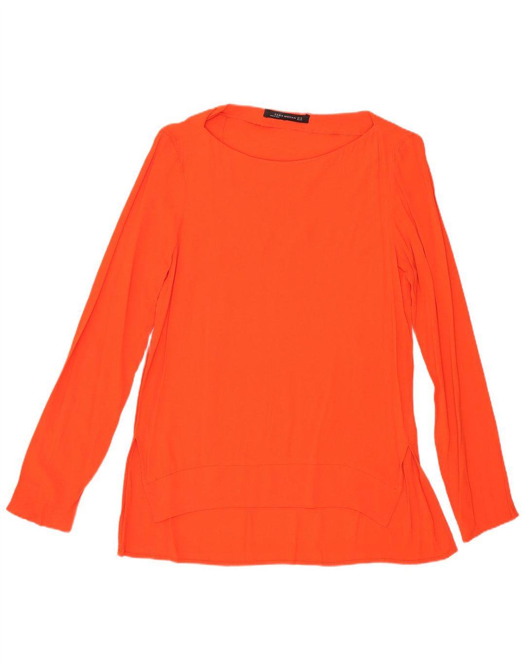 Damski top Zara z długim rękawem UK 6 XS, pomarańczowy