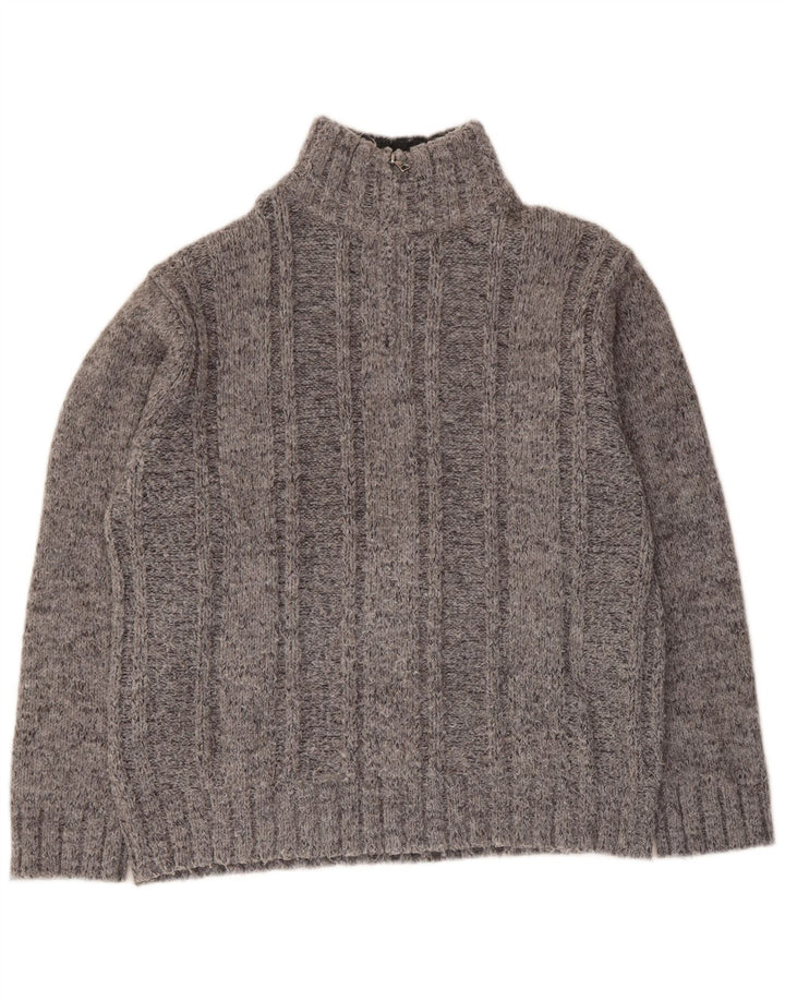Męski sweter zapinany na zamek MARKS & SPENCER UK 41/43, duży, szary