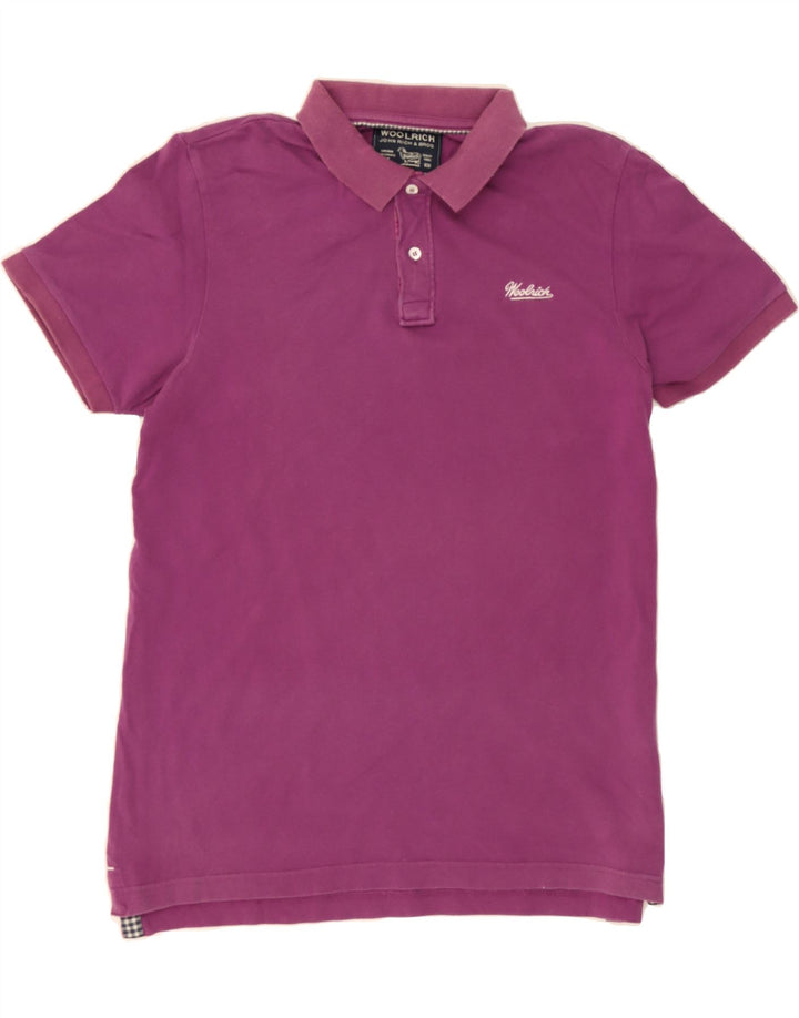 WOOLRICH Mens Polo Shirt Large Pink Cotton Vintage Woolrich and Second-Hand Woolrich from Messina Hembry 