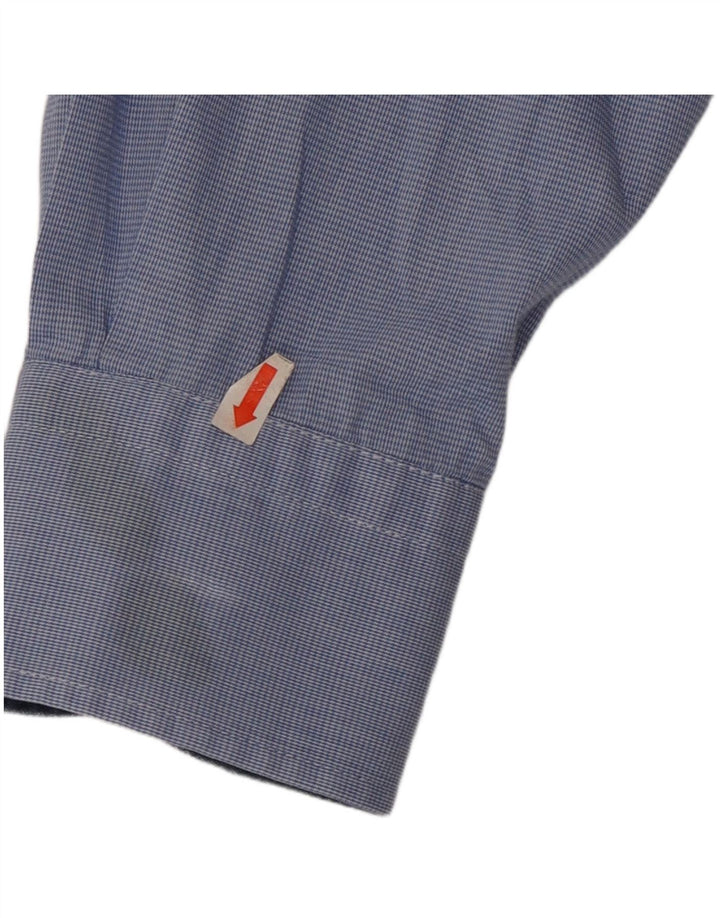 Koszula męska Harmont & Blaine o regularnym kroju XL, niebieska w pepitkę