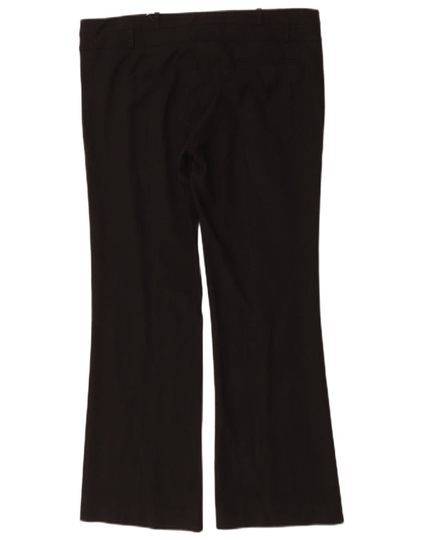 Damskie spodnie typu bootcut Oasis UK 12 Medium W34 L29 Czarny poliester