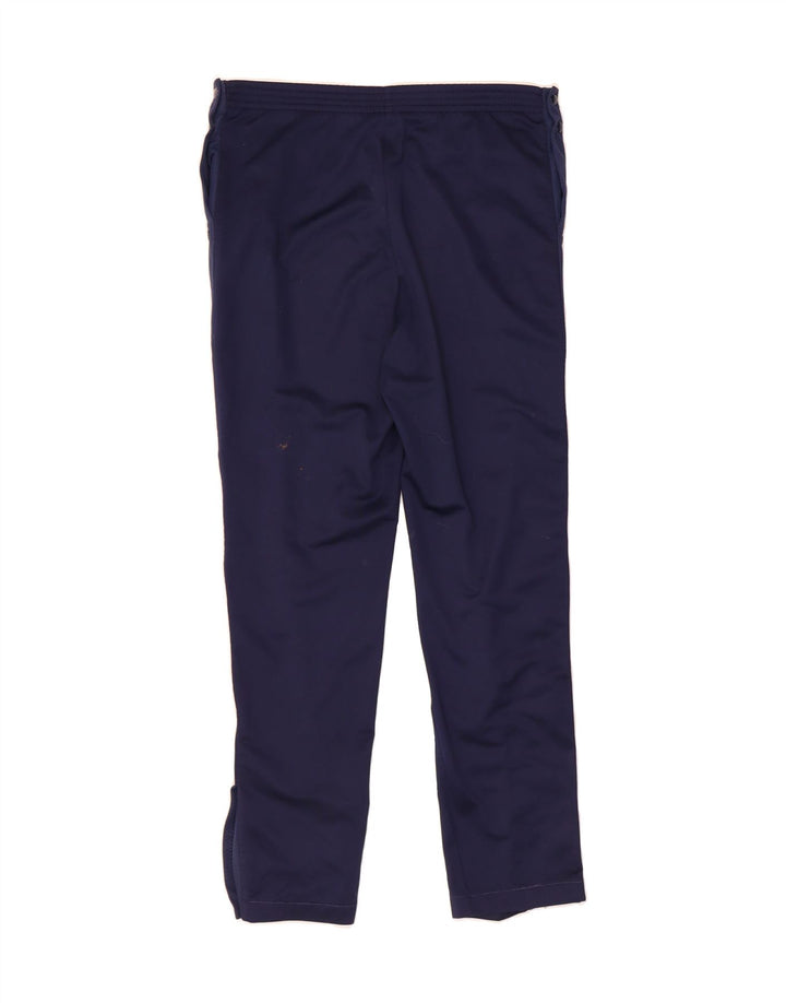 CHAMPION Mens Graphic Tracksuit Trousers Small  Navy Blue Colourblock Vintage Champion and Second-Hand Champion from Messina Hembry 