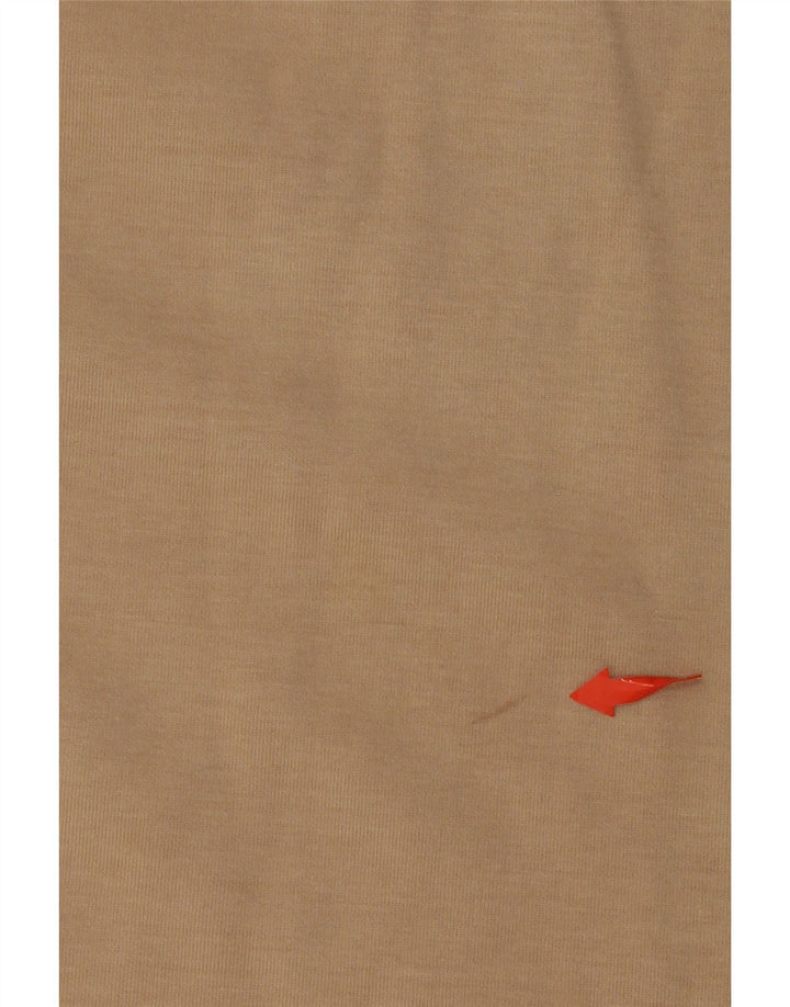 ADIDAS Damska bluza dresowa z długim rękawem, sukienka UK 6 XS, beżowa bawełna