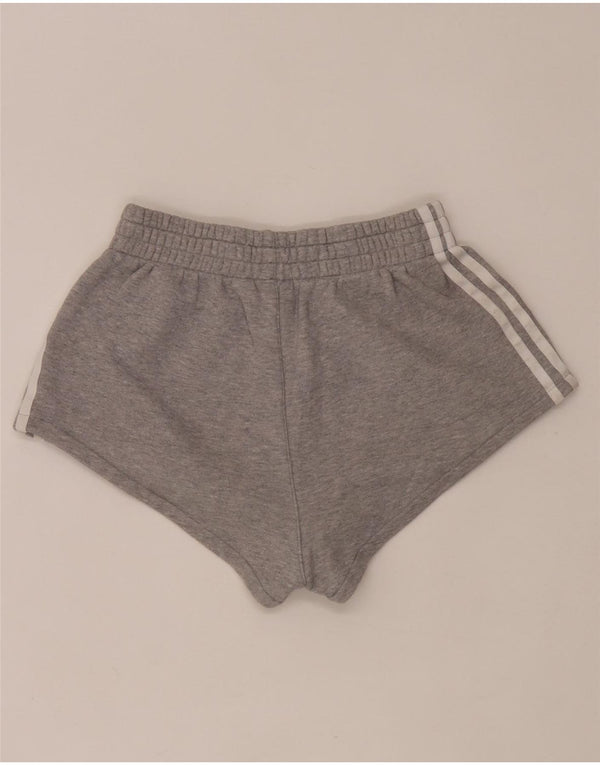 Damskie spodenki sportowe Adidas UK 8 Small, szare, bawełniane