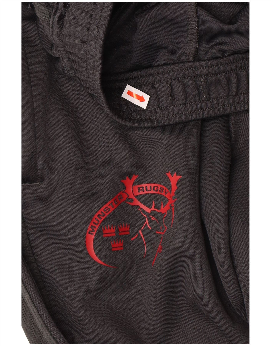 Męskie spodnie dresowe ADIDAS Munster do rugby, małe, czarne, poliestrowe