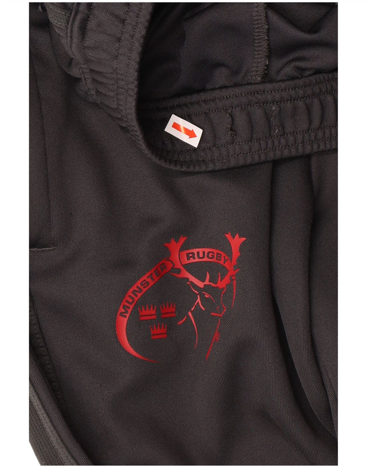 Męskie spodnie dresowe ADIDAS Munster do rugby, małe, czarne, poliestrowe