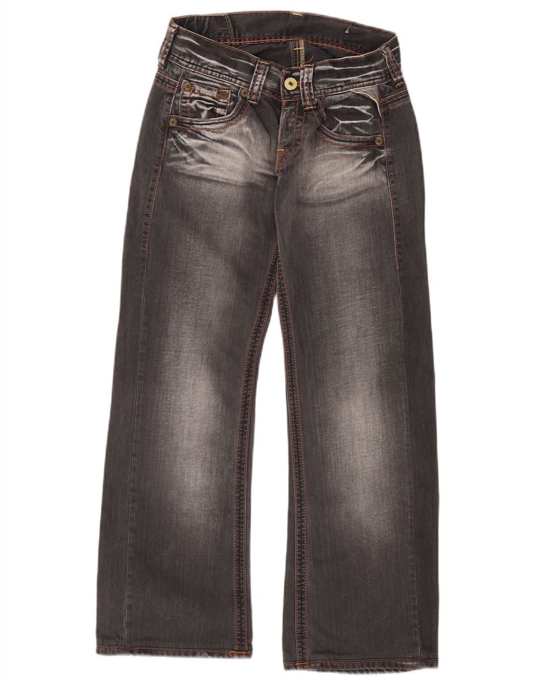 Damskie jeansy Bootcut Replay W26 L27 Szara bawełna