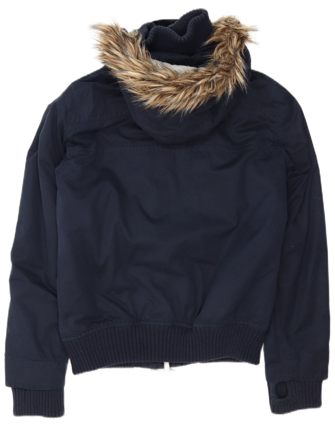 Męska kurtka bomber z kapturem Superdry The Windbomber UK 38, średni granat