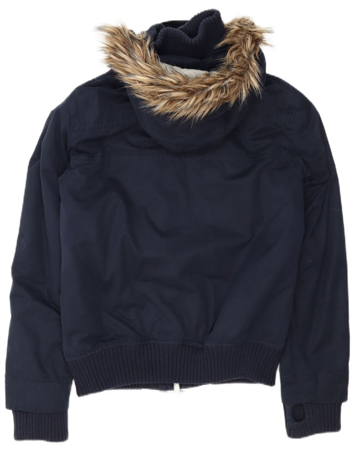 Męska kurtka bomber z kapturem Superdry The Windbomber UK 38, średni granat