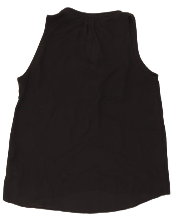 J. Crew Damska bluzka oversize 365 bez rękawów, UK 10, mała czarna