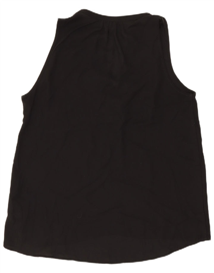 J. Crew Damska bluzka oversize 365 bez rękawów, UK 10, mała czarna