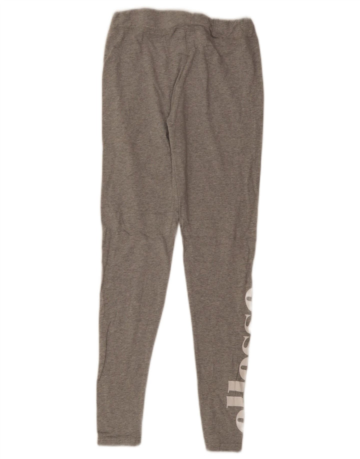 Damskie legginsy Ellesse Graphic UK 10 Small, szare, bawełniane