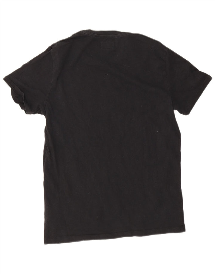 T-shirt męski Wrangler, mały, czarny, bawełniany